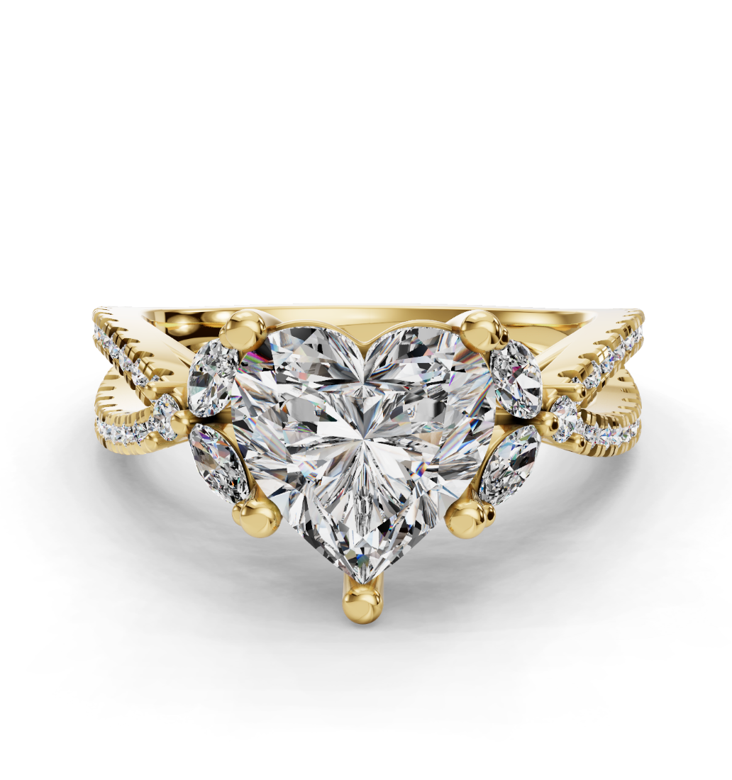HEART NATURE INSPIRED RING