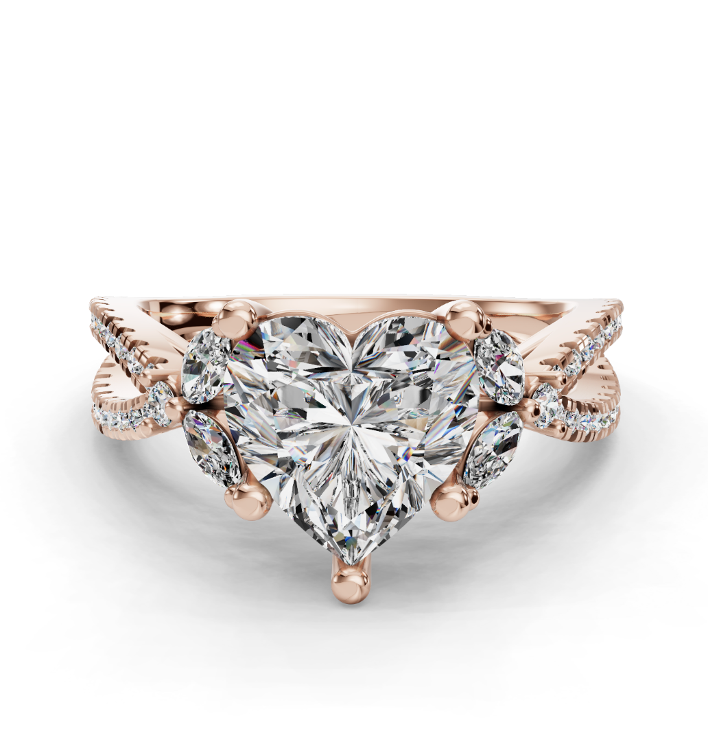 HEART NATURE INSPIRED RING