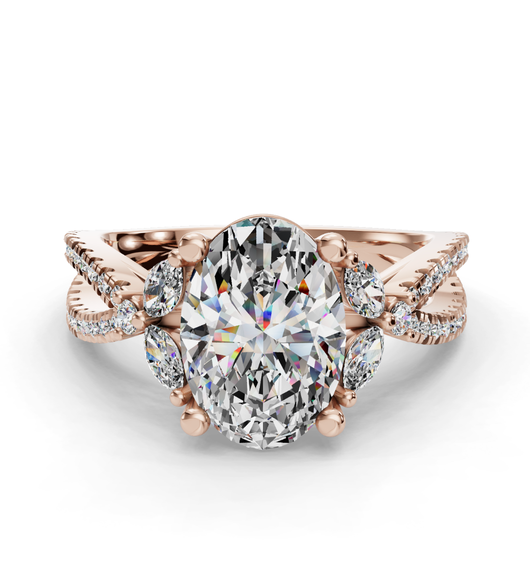 OVAL NATURE INSPIRED RING