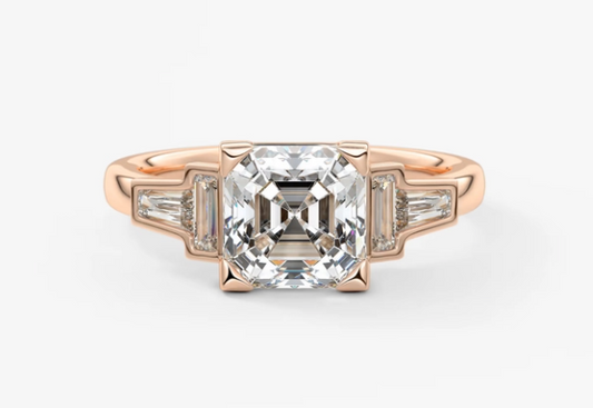 ASSCHER VINTAGE RING