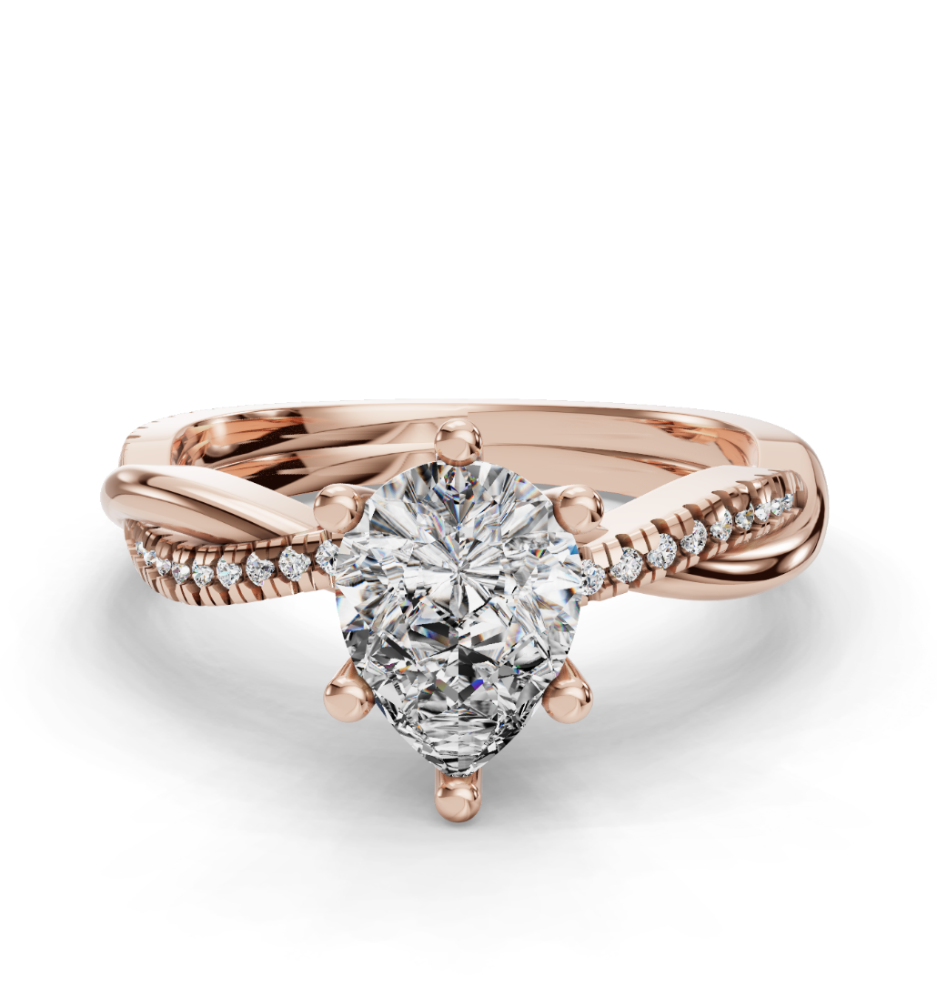PEAR NATURE INSPIRED RING