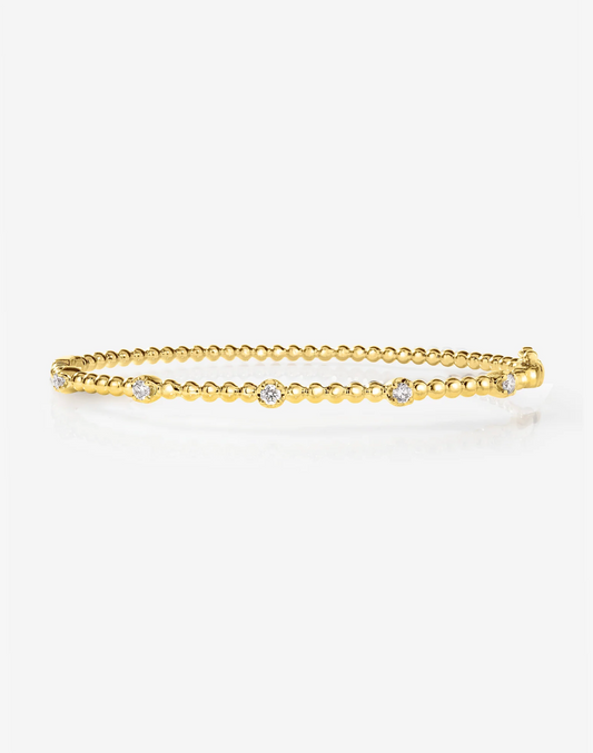 DIAMOND BEAD BANGLE