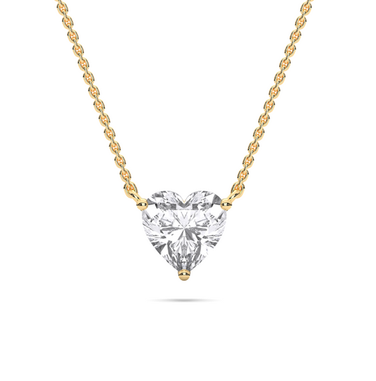 HEART SOLITAIRE PENDANT