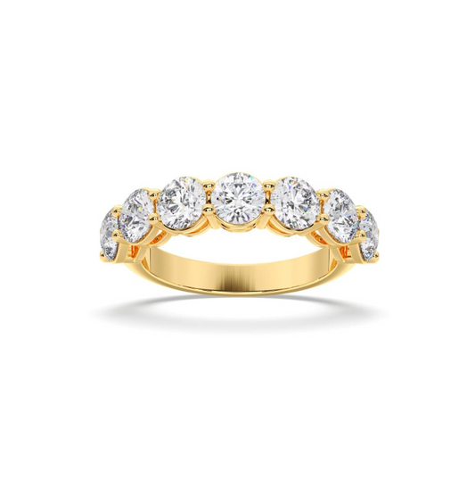 ROUND 7 STONE RING