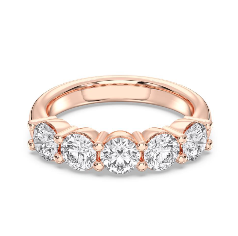 ROUND 5 STONE RING