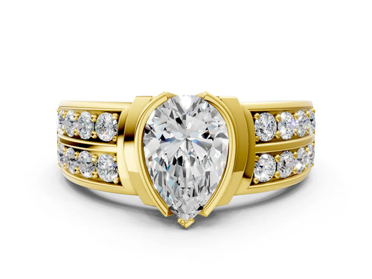 PEAR VINTAGE RING - M&D Signature Jewels