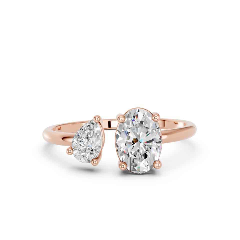 HEART & OVAL TOI MOI RING