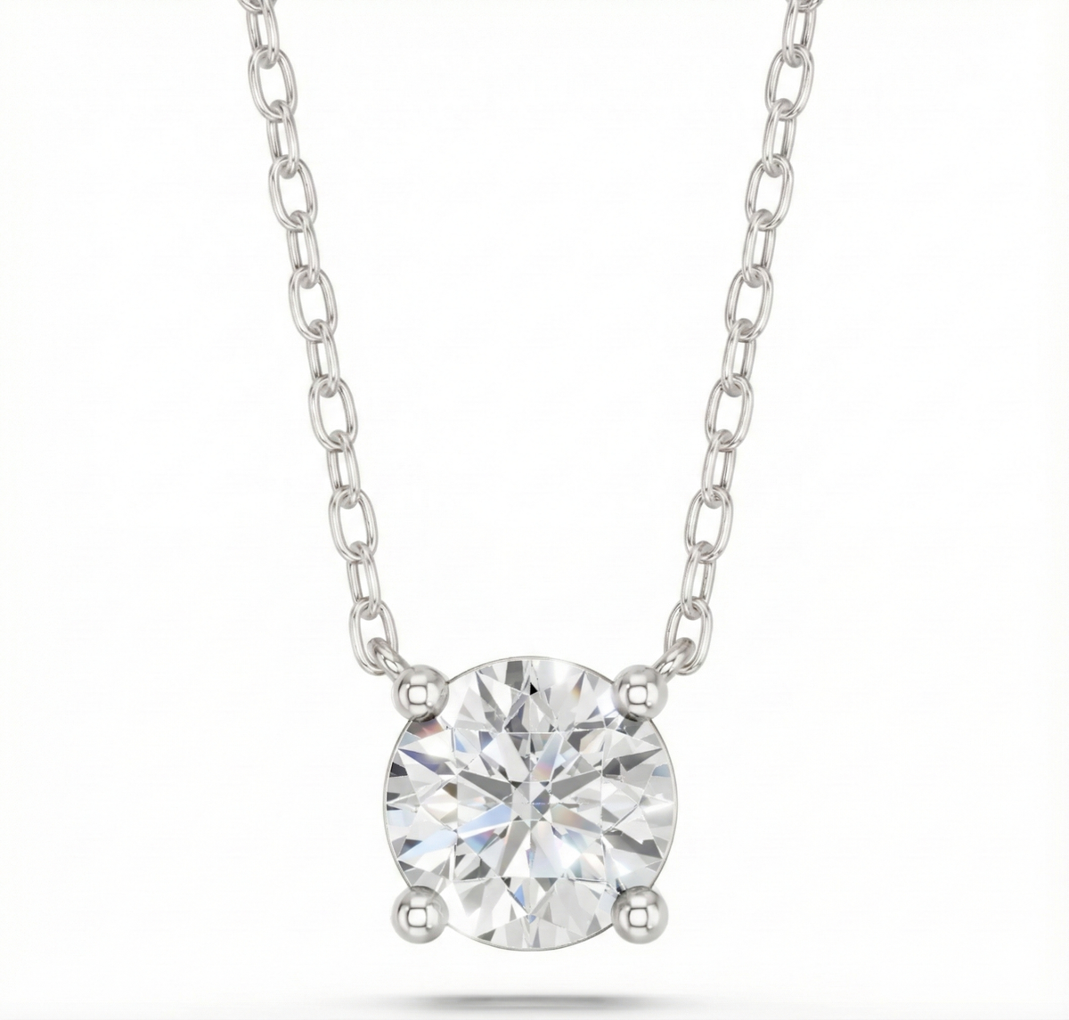 ROUND SOLITAIRE PENDANT