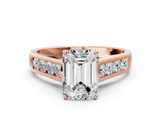 EMERALD CHANNEL RING - M&D Signature Jewels