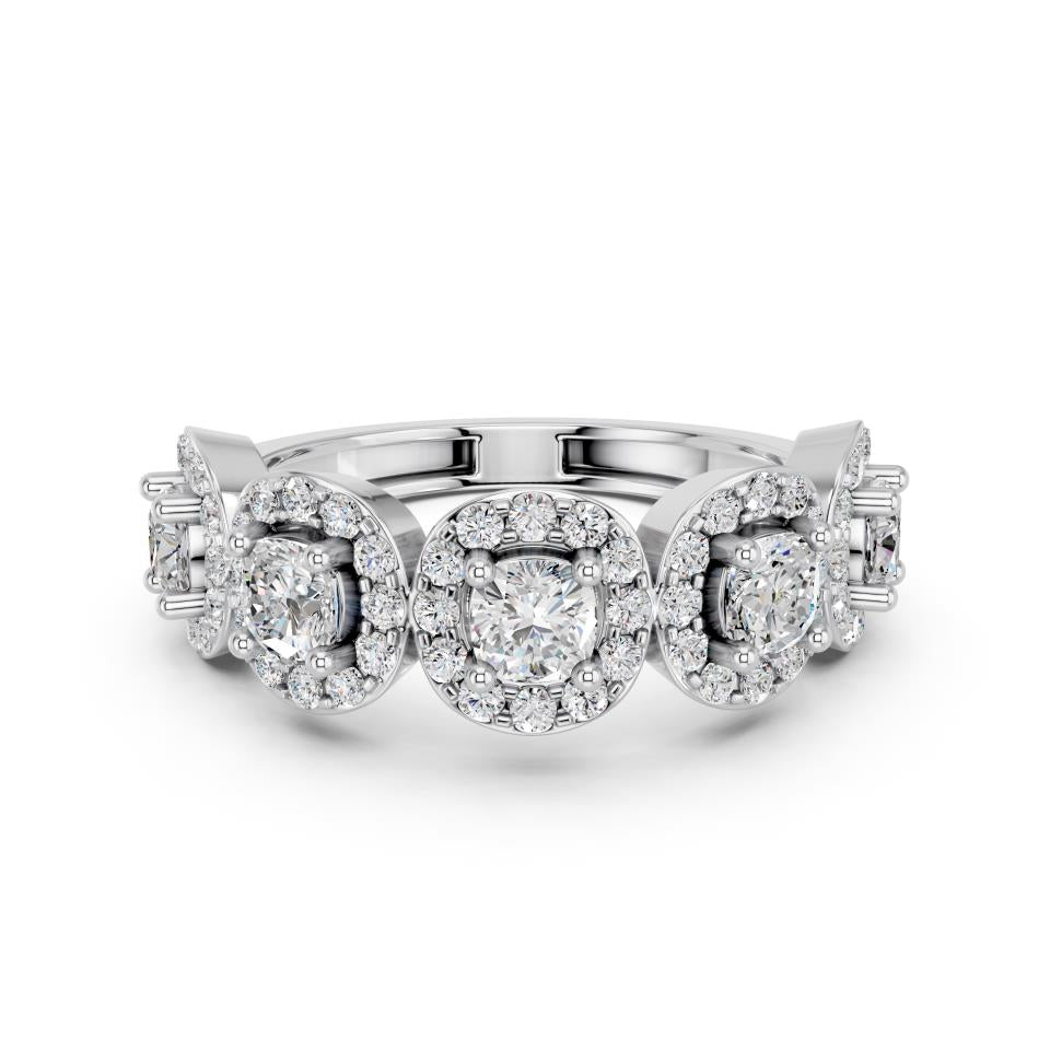 CUSHION FANCY HALO RING