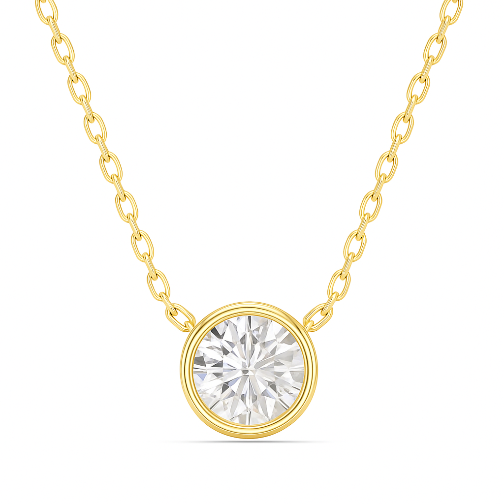 ROUND BEZEL PENDANT