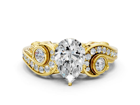 PEAR VINTAGE RING - M&D Signature Jewels