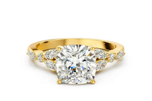 CUSHION NATURE INSPIRED RING - M&D Signature Jewels