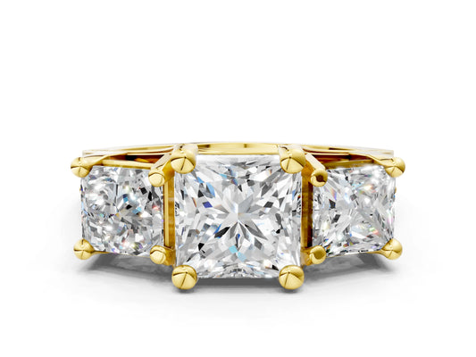 PRINCESS 3 STONE RING - M&D Signature Jewels