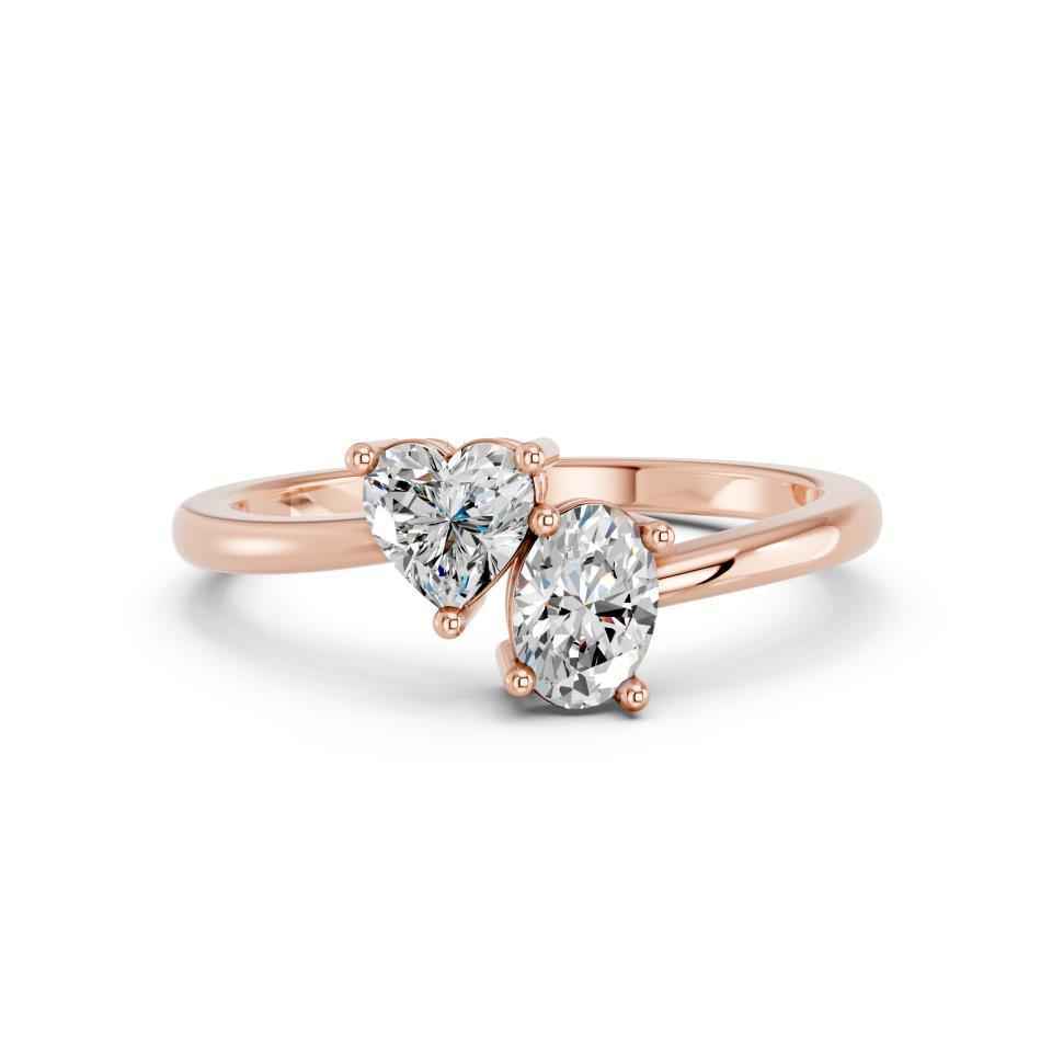 HEART & OVAL TOI MOI RING