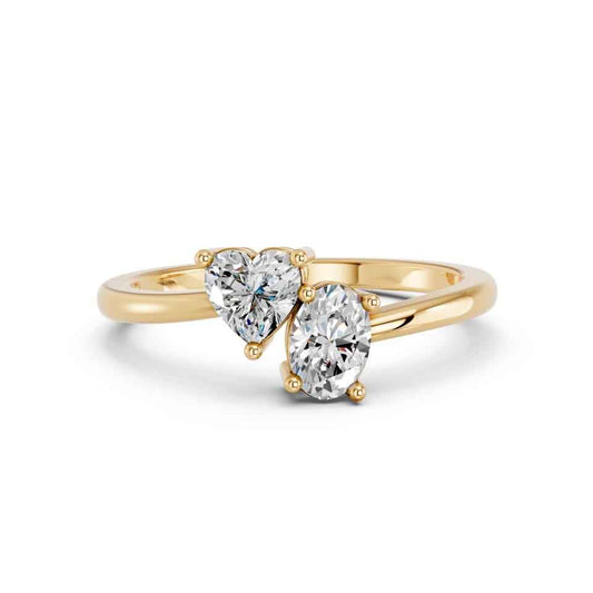HEART & OVAL TOI MOI RING