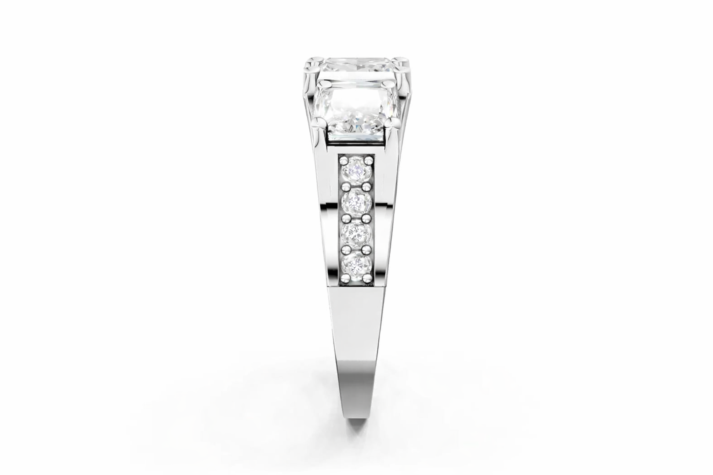 PRINCESS 3 STONE RING - M&D Signature Jewels