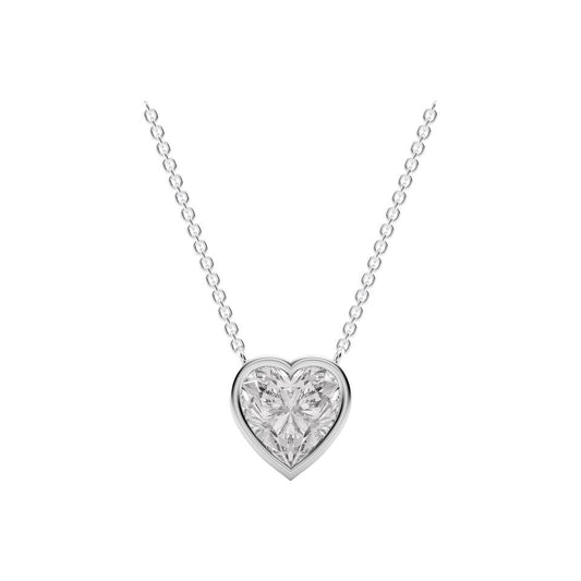 HEART BEZEL PENDANT