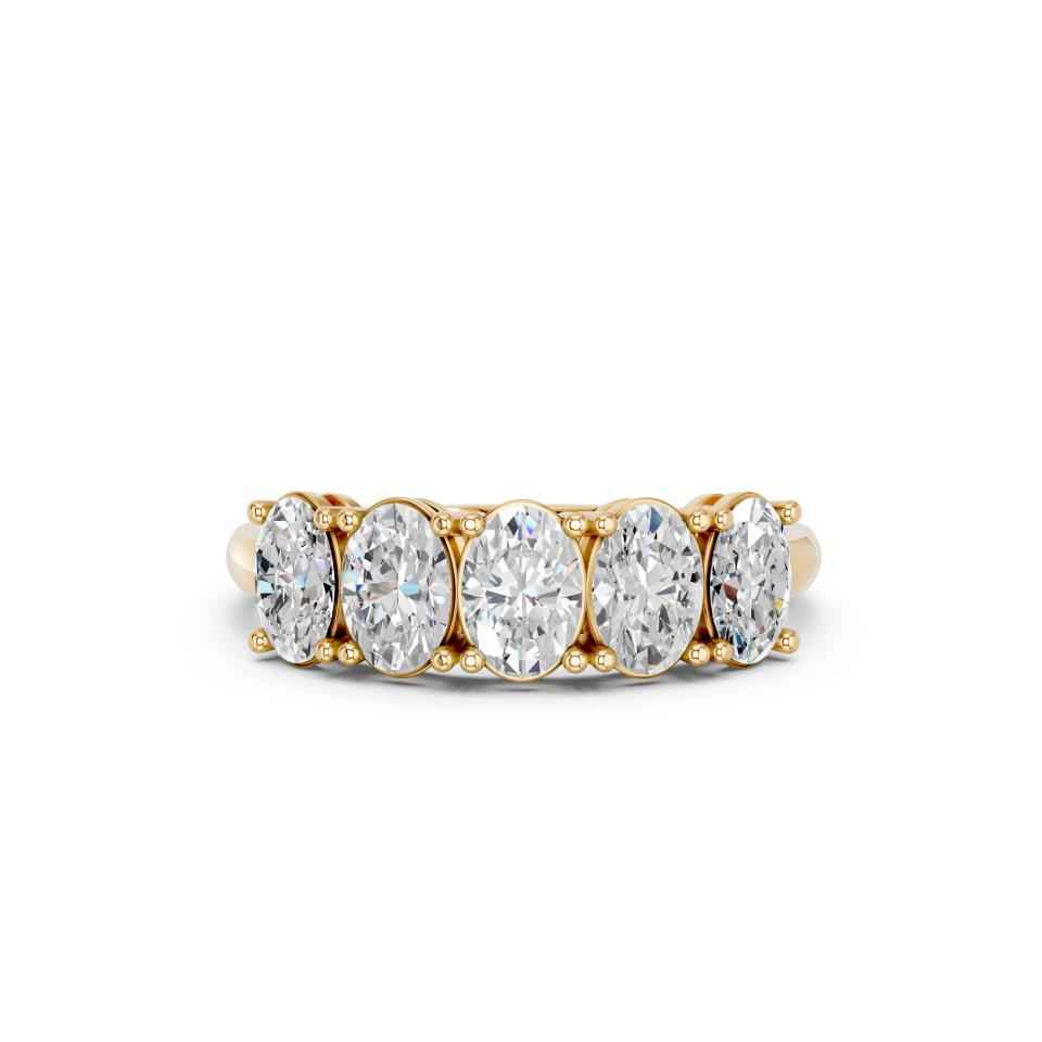 5 STONE OVAL BAND