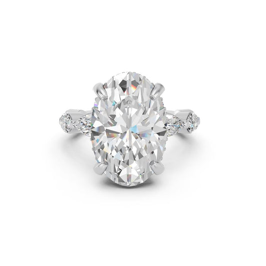 OVAL PAVE FANCY RING