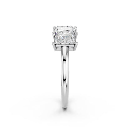5 STONE RADIANT RING