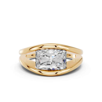 RADIANT E-W FANCY BEZEL RING