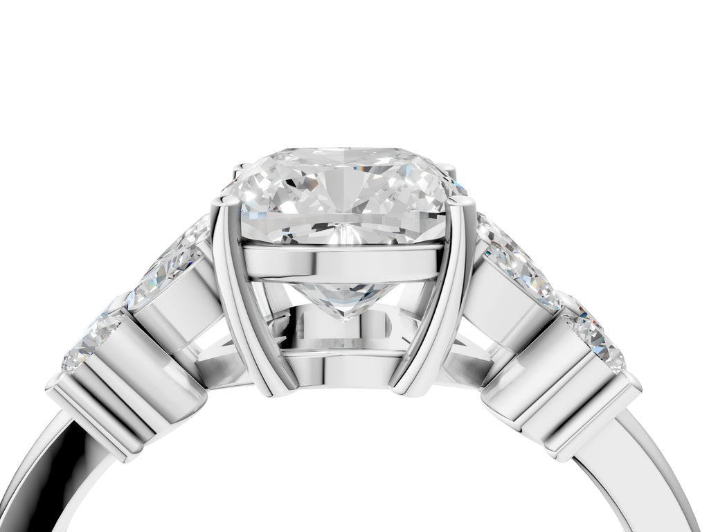 CUSHION NATURE INSPIRED  RING