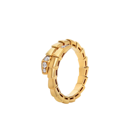 SERPENT PAVE LAB DIAMOND RING - M&D Signature Jewels