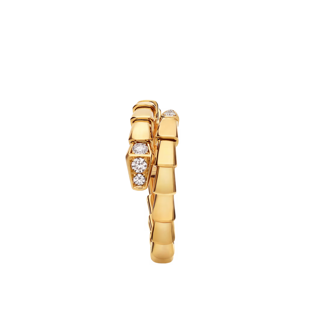 SERPENT PAVE LAB DIAMOND RING