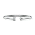 TWO STONE DIAMOND BANGLE