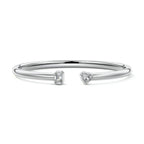 TWO STONE DIAMOND BANGLE