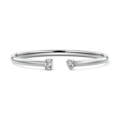 TWO STONE DIAMOND BANGLE - M&D Signature Jewels