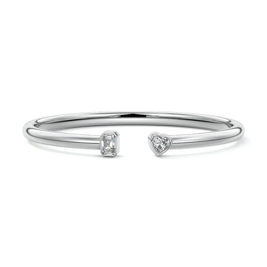 TWO STONE DIAMOND BANGLE