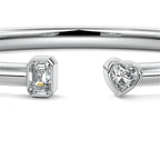 TWO STONE DIAMOND BANGLE