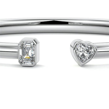 TWO STONE DIAMOND BANGLE - M&D Signature Jewels