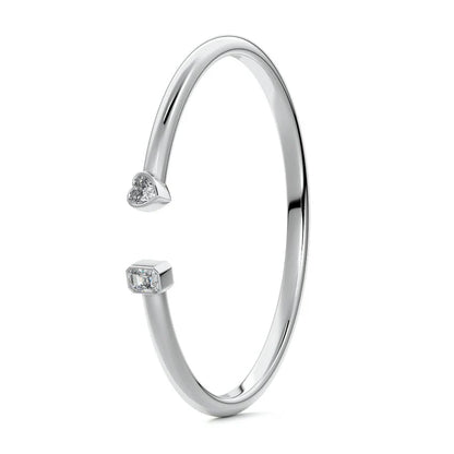 TWO STONE DIAMOND BANGLE - M&D Signature Jewels