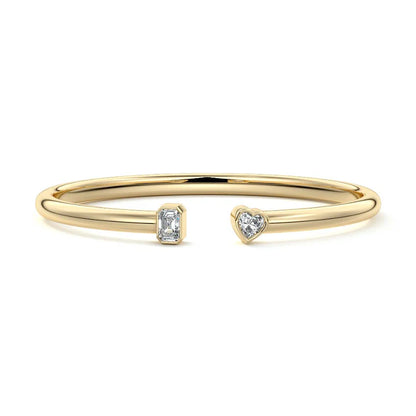 TWO STONE DIAMOND BANGLE - M&D Signature Jewels