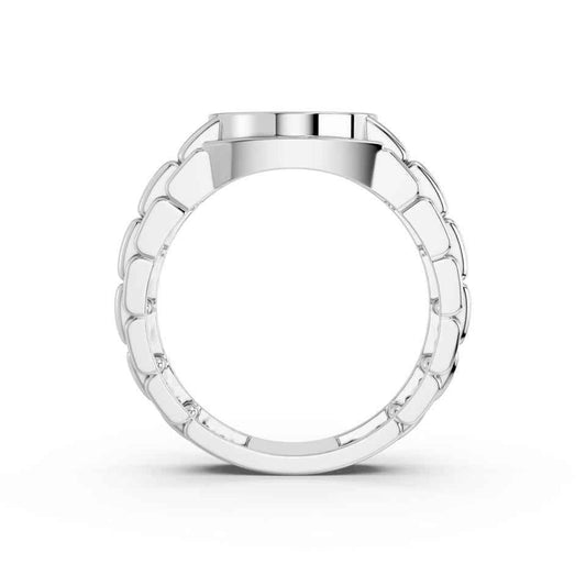 ROUND MENS RING