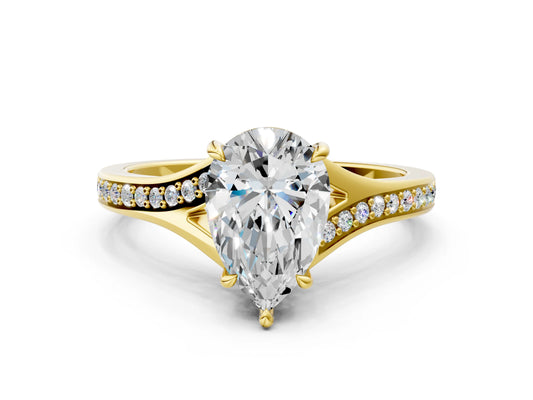 PEAR NATURE INSPIRED RING - M&D Signature Jewels