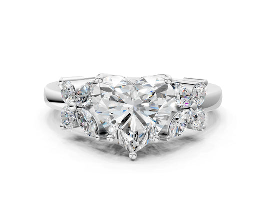 HEART NATURE INSPIRED RING