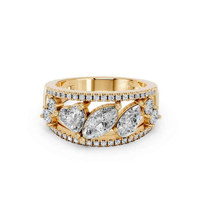 MULTI-SHAPE PAVE BAND