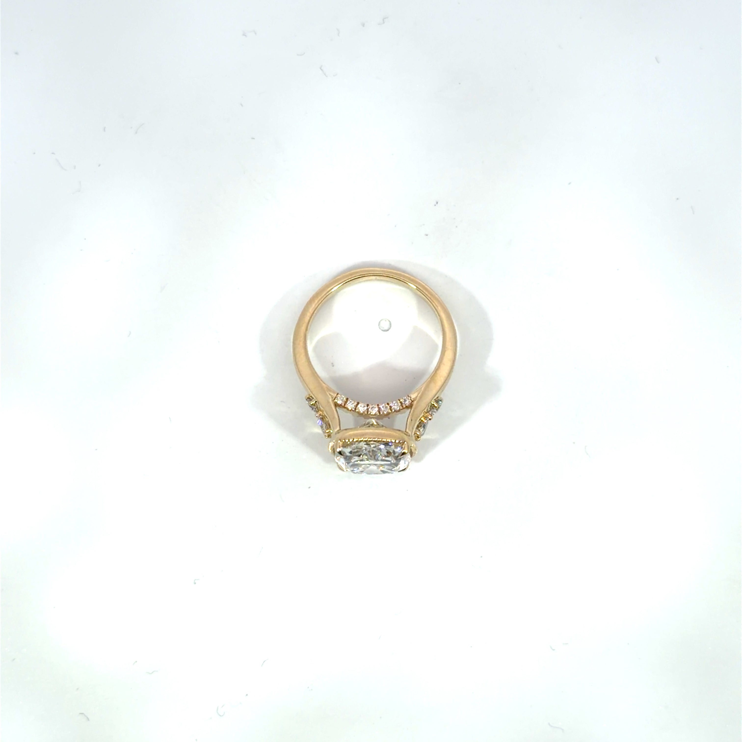 Taylor inspired Cushion Ring