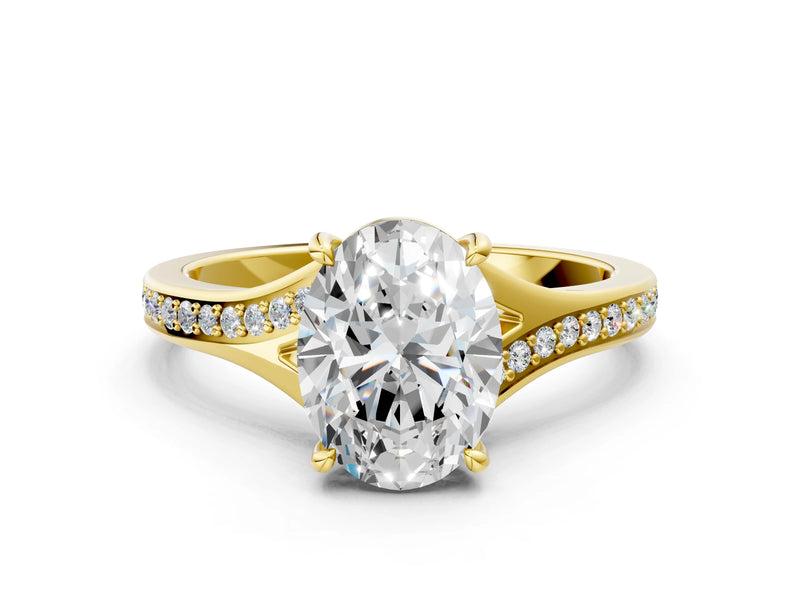 OVAL NATURE INSPIRED RING