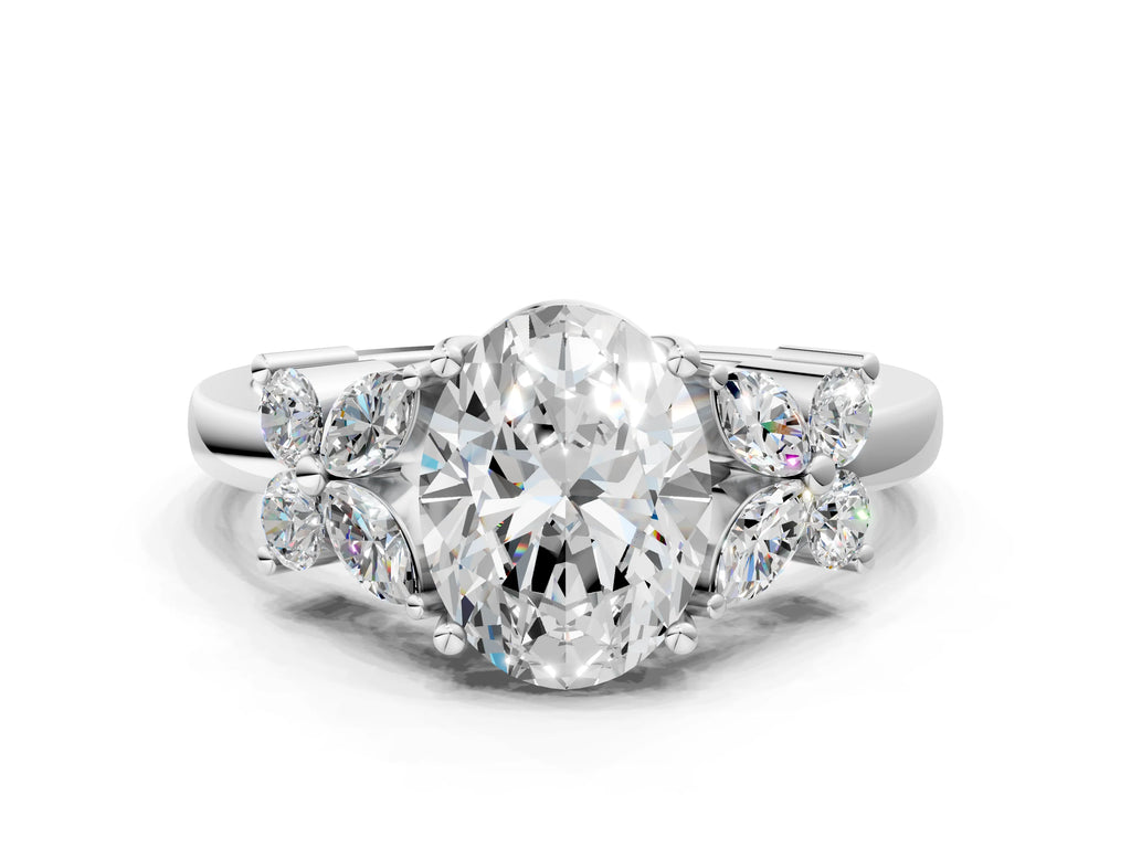 OVAL NATURE INSPIRED RING