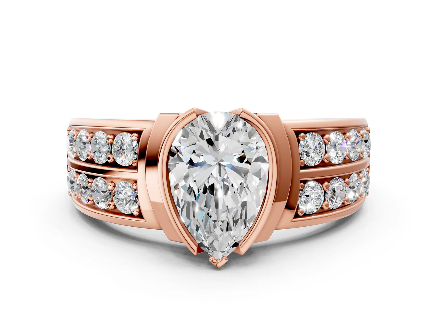 PEAR VINTAGE RING - M&D Signature Jewels