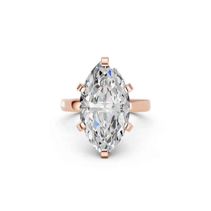 MARQUISE RING WITH FANCY COLLAR HIDDEN HALO