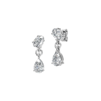 OVAL PEAR DROP EARRING