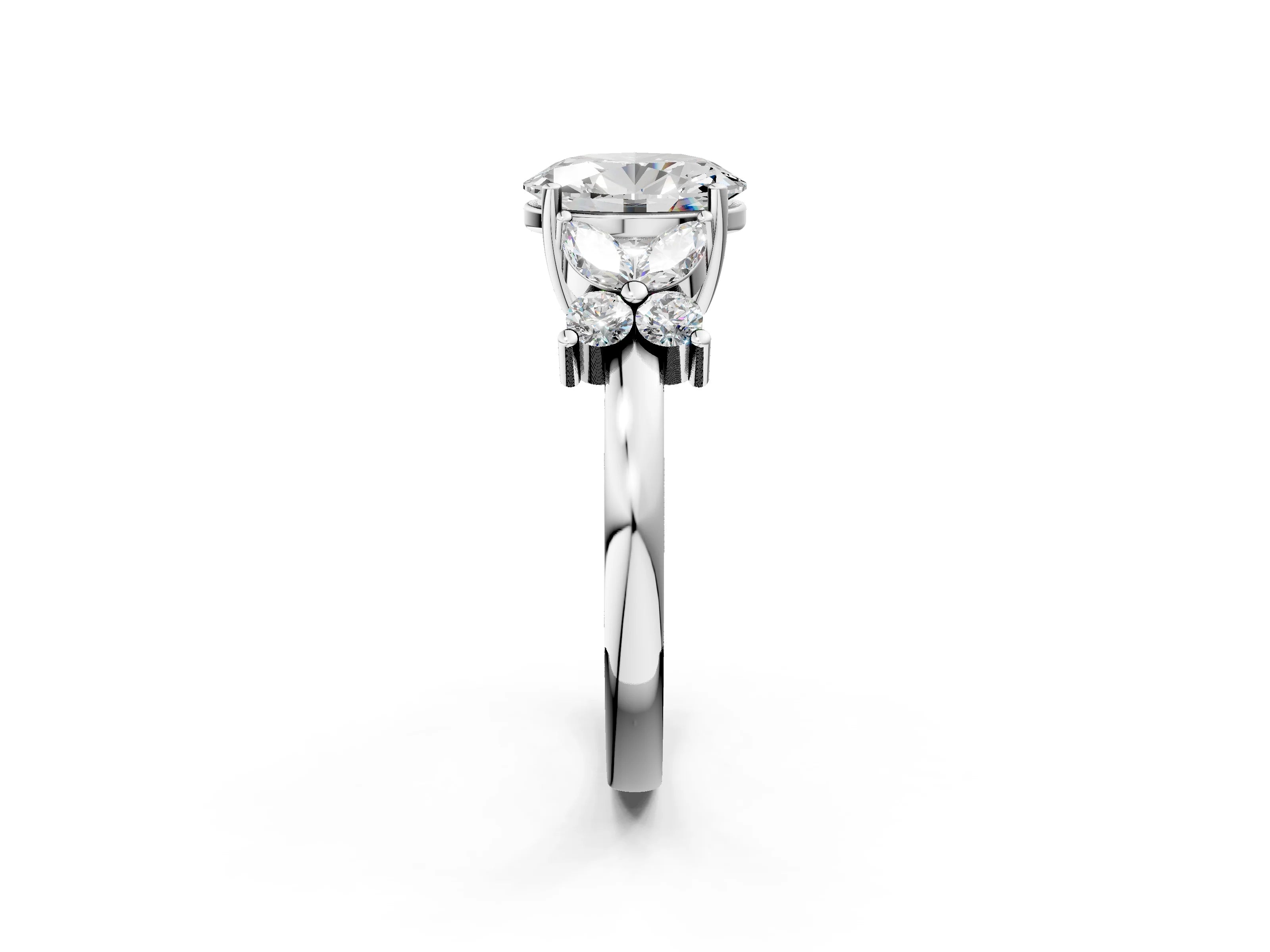 OVAL NATURE INSPIRED RING