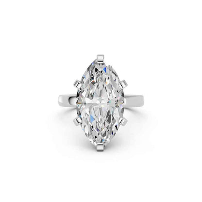 MARQUISE RING WITH FANCY COLLAR HIDDEN HALO