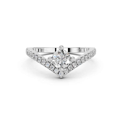 ROUND FANCY PAVE RING